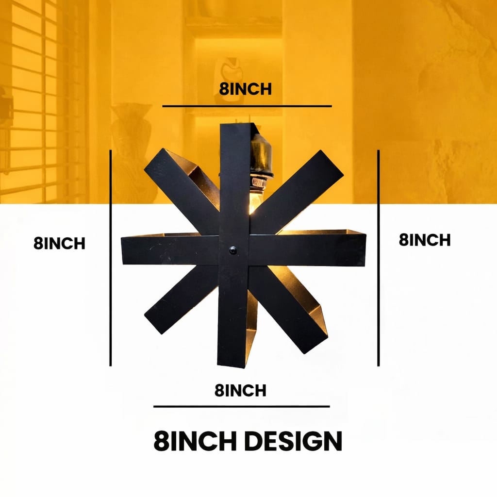 BeyondHouse Jekli Star Burst Light – Wall Lamp