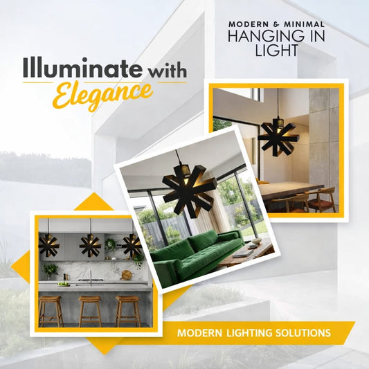 BeyondHouse Jekli Star Burst Light – Wall Lamp